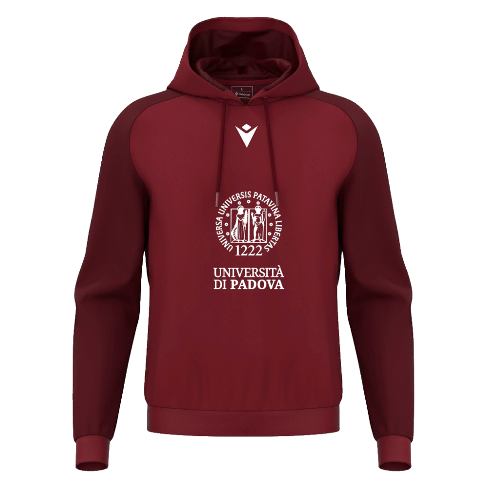 Felpa Horn bordeaux UNIPD Felpa Horn bordeaux UNIPD